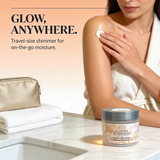Organic Shimmering Whipped Body Butter 2 oz. Travel Size