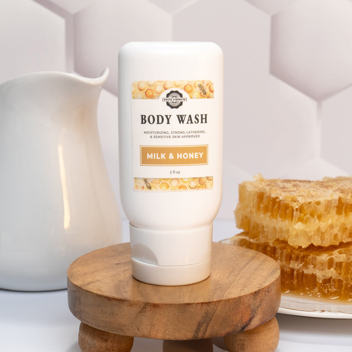 Moisturizing Body Wash | Milk & Honey | 2 oz