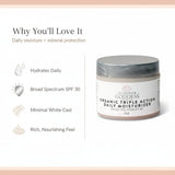 Triple Action Daily Organic Face Moisturizer