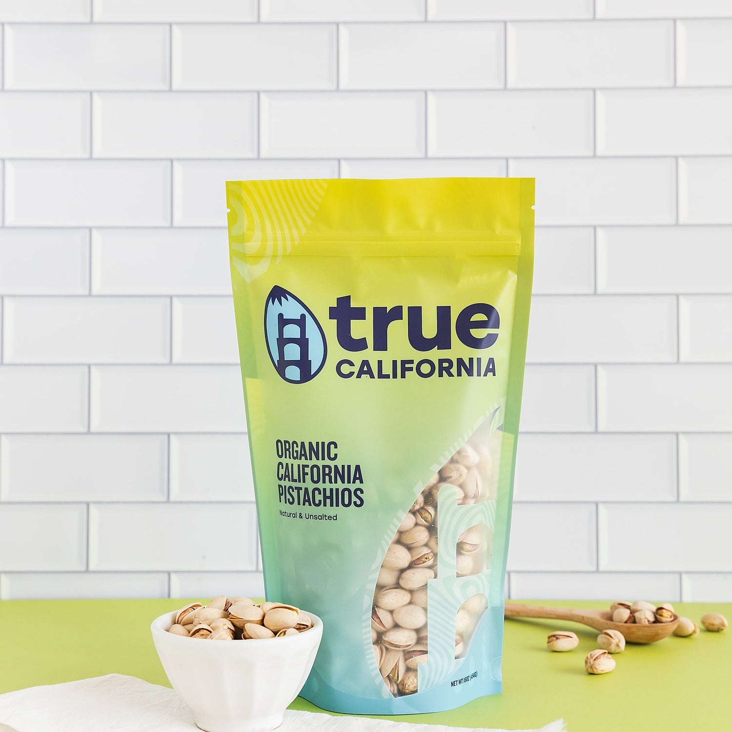 Organic Pistachios, Natural & Unsalted