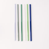 Tumbler 12" Glass Straw Set - Seaglass