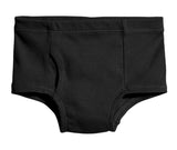 Organic Cotton Boys Briefs Seconds | Damage Black