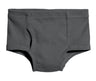 Boys Organic Cotton Brief | Charcoal