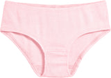 Girls Organic Briefs Seconds | Damage Pink