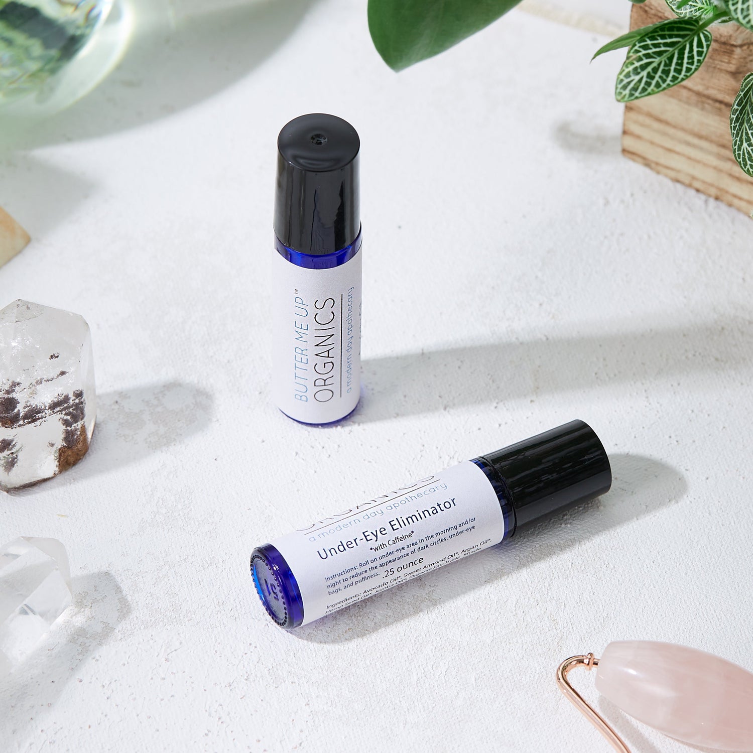 Organic Caffeinated Under Eye Serum / Under Eye Repair / Dark Circles / Puffiness / Fine Lines / Butter Me Up Organics / Caffeine