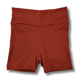 Bamboo Cartwheel Shorts in Brick
