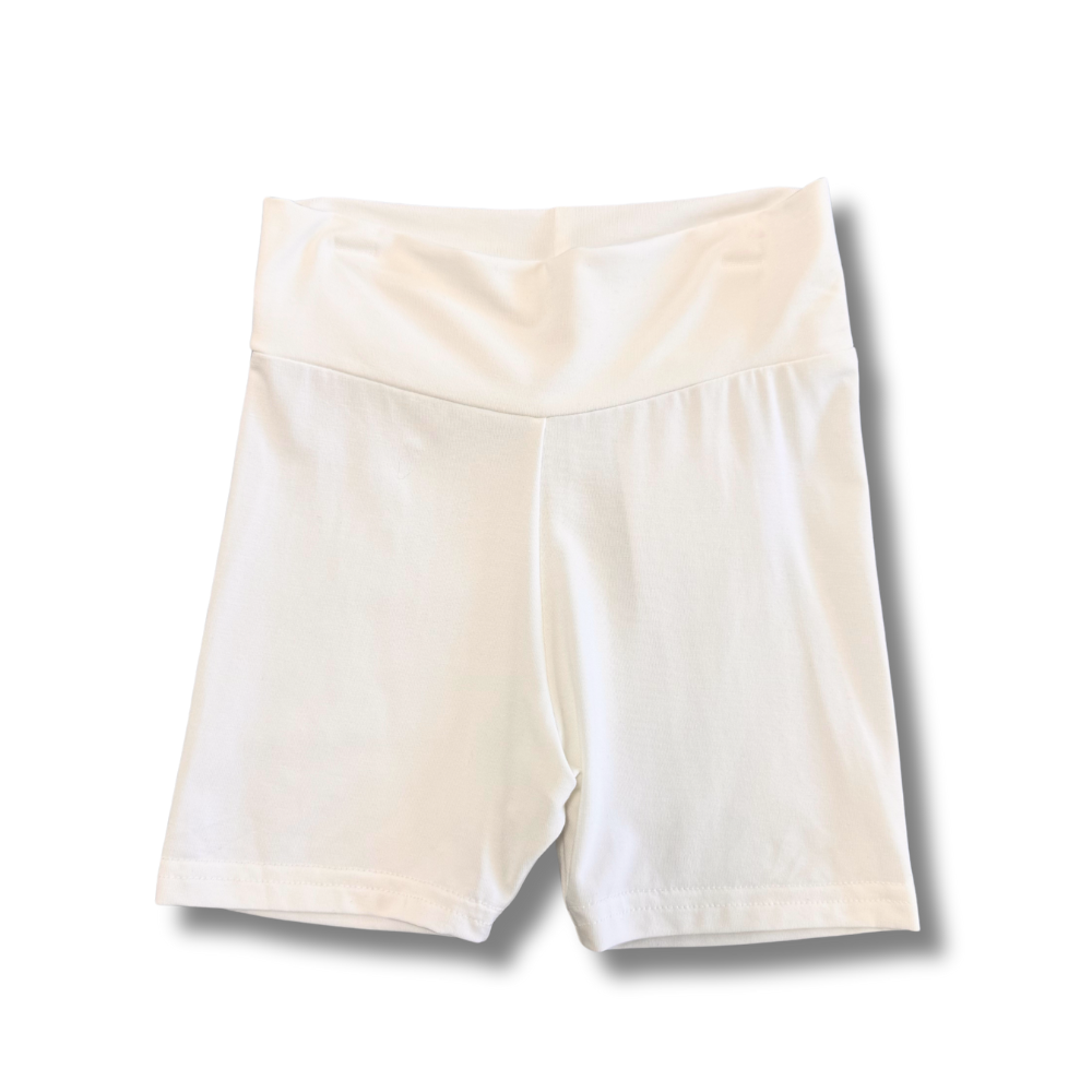 Bamboo Cartwheel Shorts in Ivory