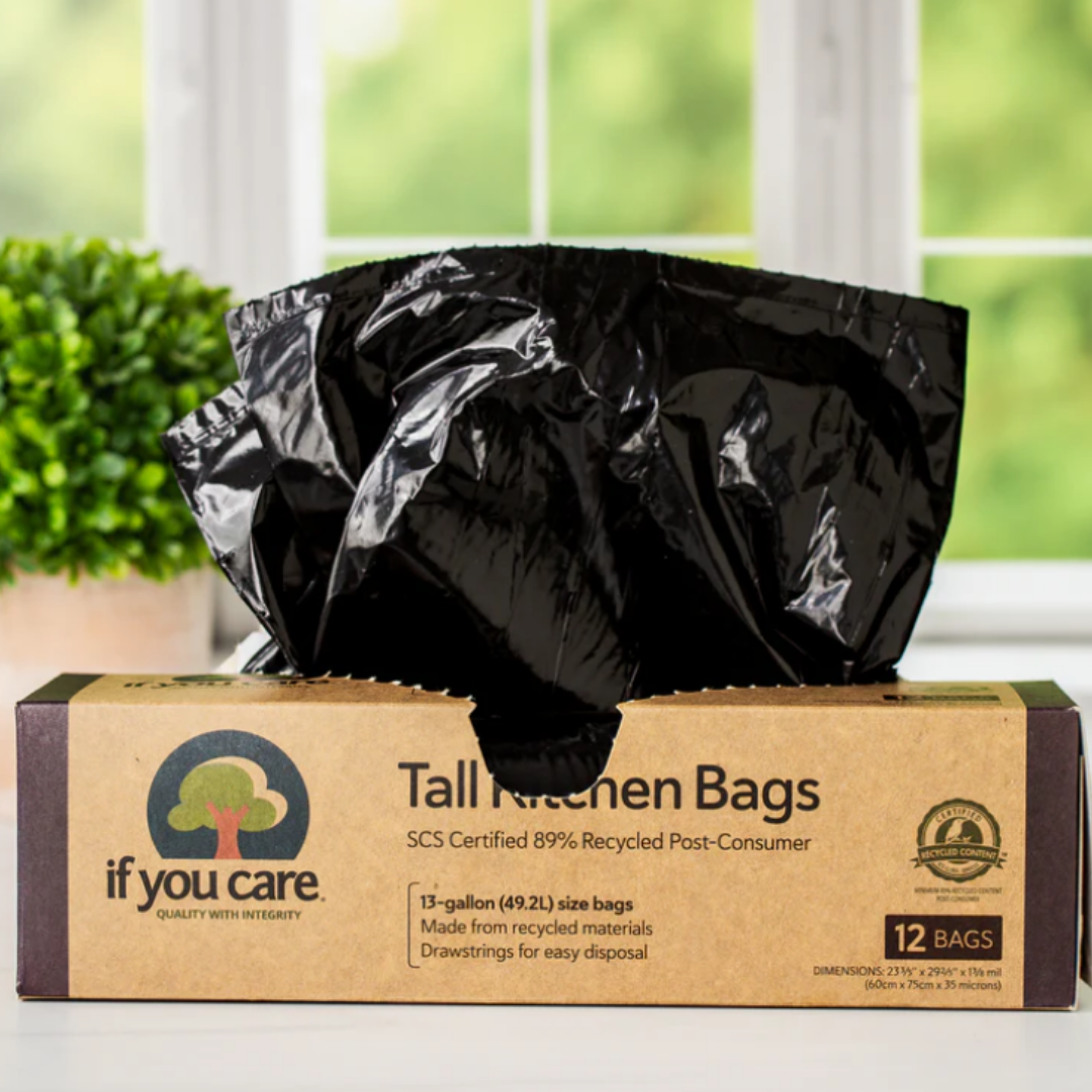 13-Gallon Recycled Tall Kitchen Trash Bags