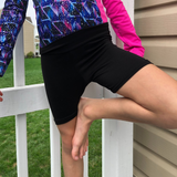 Bamboo Cartwheel Shorts in Black