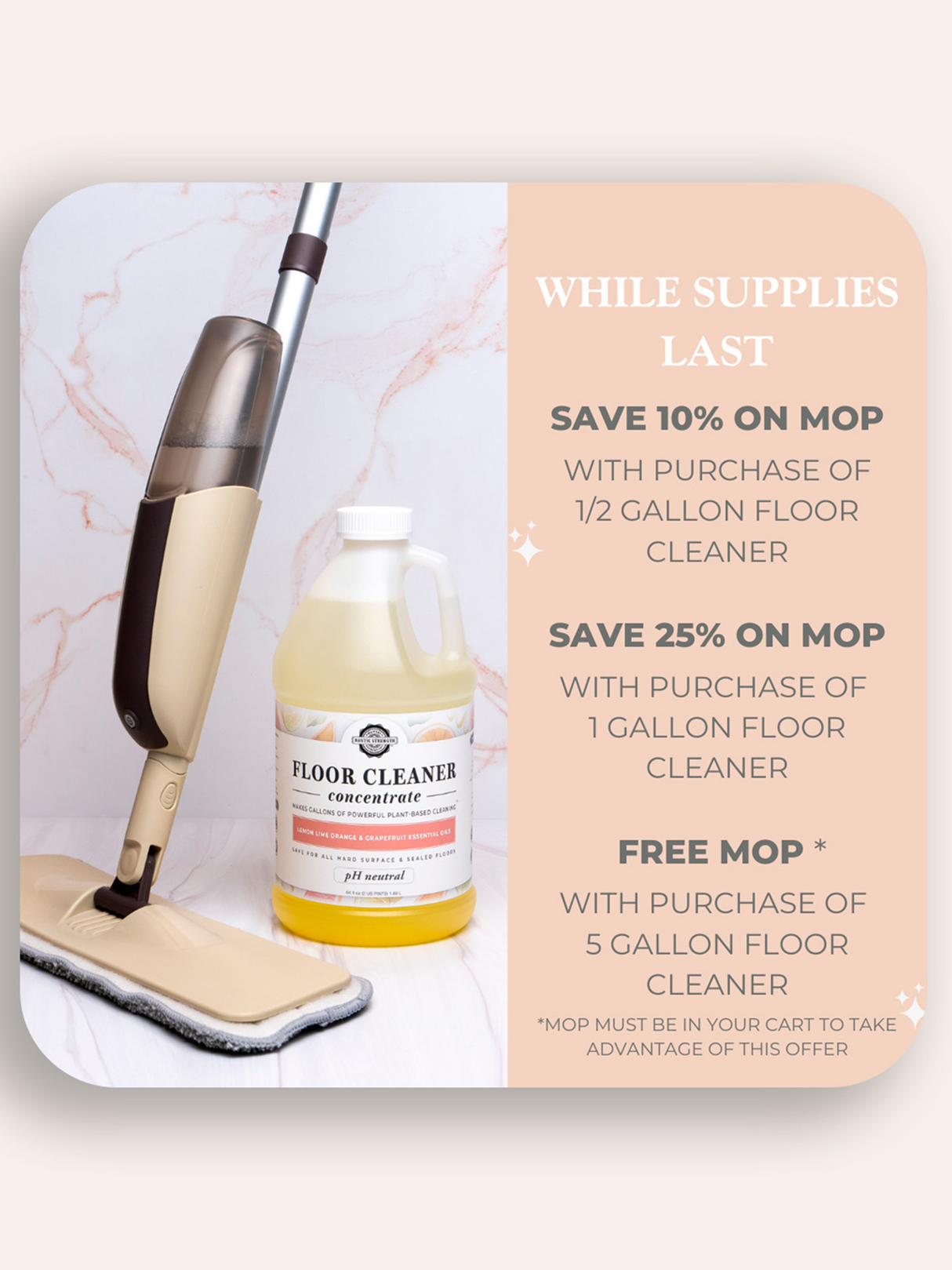 Floor Cleaner Concentrate | Lavender, Lemon & Mint