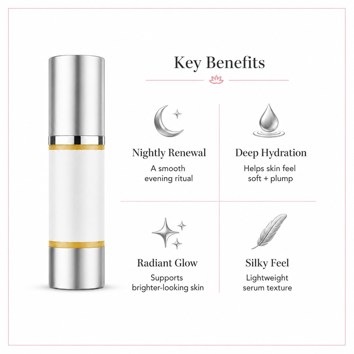 Organic Vitamin A Microcaps Serum - Smooth, Firm & Brighten Without Harsh Irritants