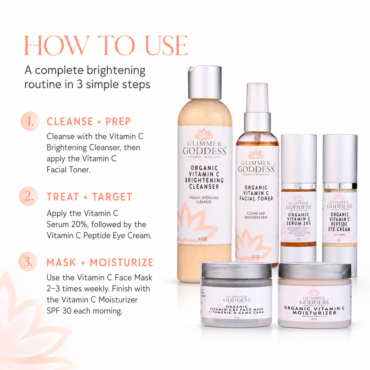 Vitamin C Brighter Skin 6 Step System