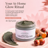 Organic Glow Up Tumeric Vitamin C & E Brightening Face Mask - 2 oz.
