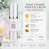 Organic Vitamin C Eye Serum For Dark Circles, Puffiness & Under-Eye Bags