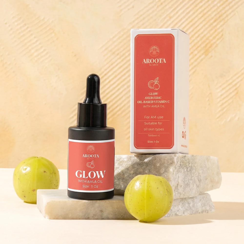 Glow Vitamin C Serum: Astaxanthin X Amla Oil (Tridoshic)