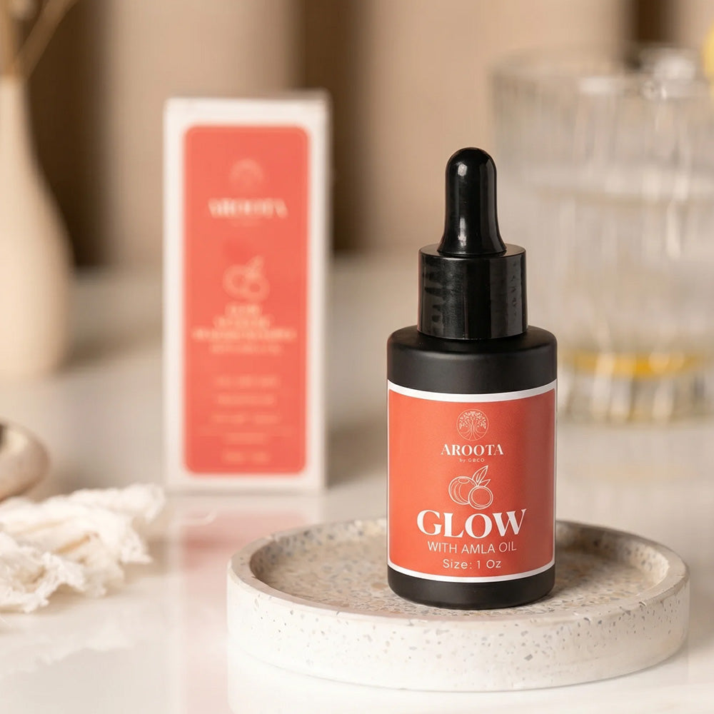Glow Vitamin C Serum: Astaxanthin X Amla Oil (Tridoshic)