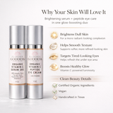Let's Get Glowing! Organic Vitamin C Serum + Vitamin C Eye Cream Duo
