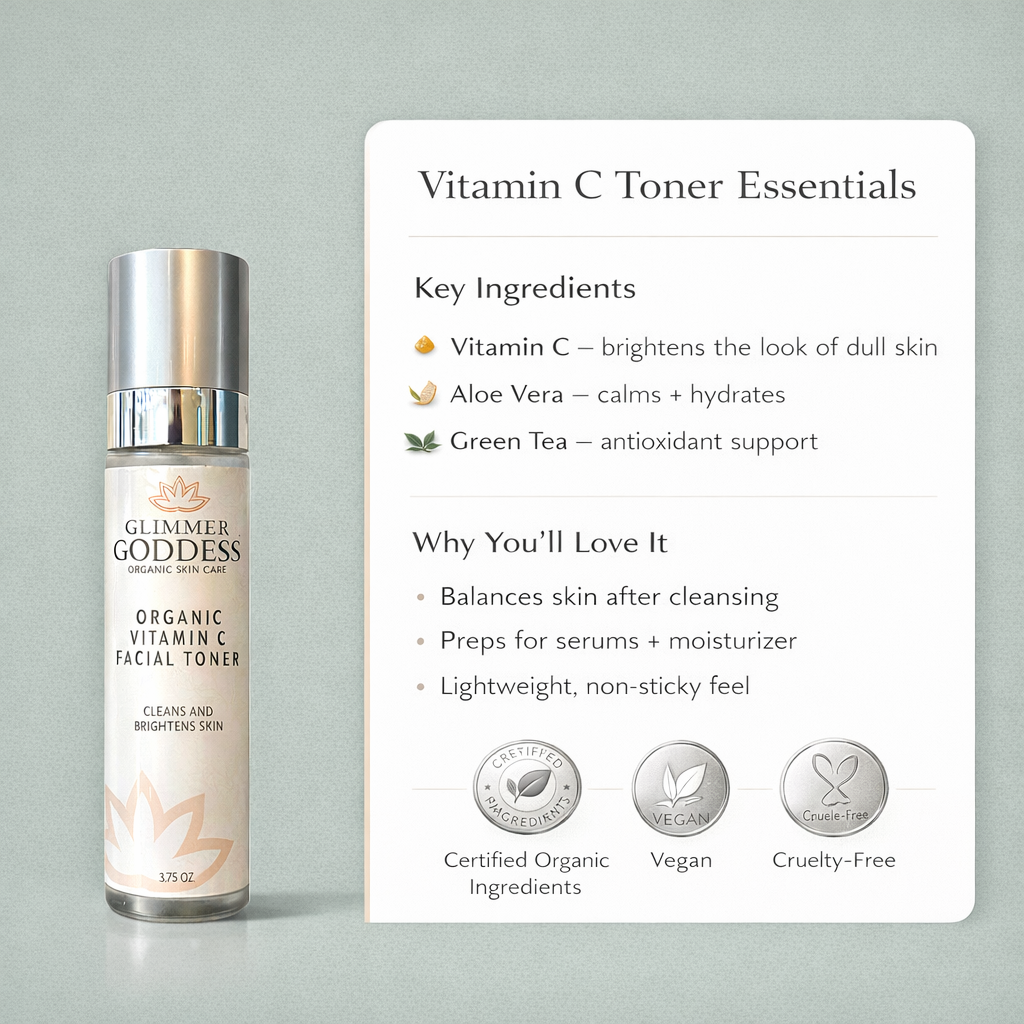 Organic Vitamin C Facial Toner & Natural Astringent