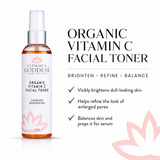 Organic Vitamin C Facial Toner & Natural Astringent