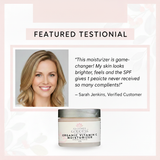 Organic Vitamin C Face Cream Reef-Safe SPF 30 - Brightens and Tightens Skin