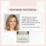 Organic Vitamin C Face Cream Reef-Safe SPF 30 - Brightens and Tightens Skin