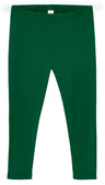 Women's 100% Cotton Soft Capri Leggings | Forest Green