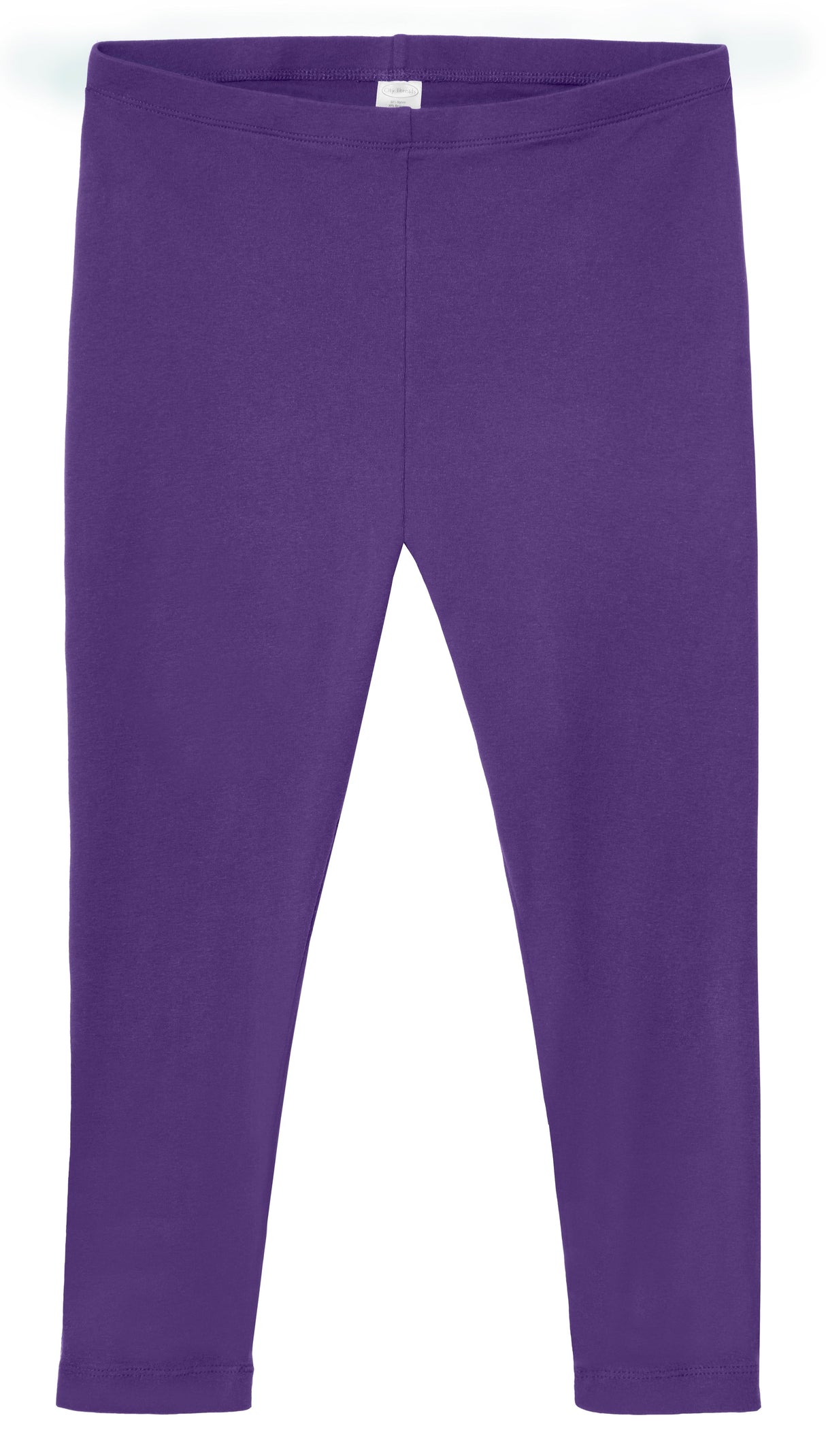 Women's 100% Cotton Soft Capri Leggings | Purple