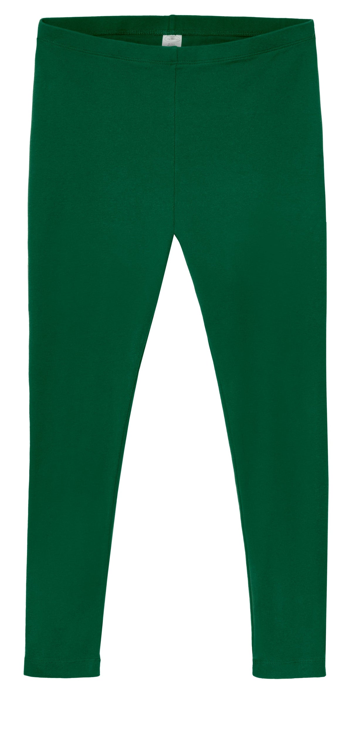 Women's Soft 100% Cotton Petite Leggings | Forest Green