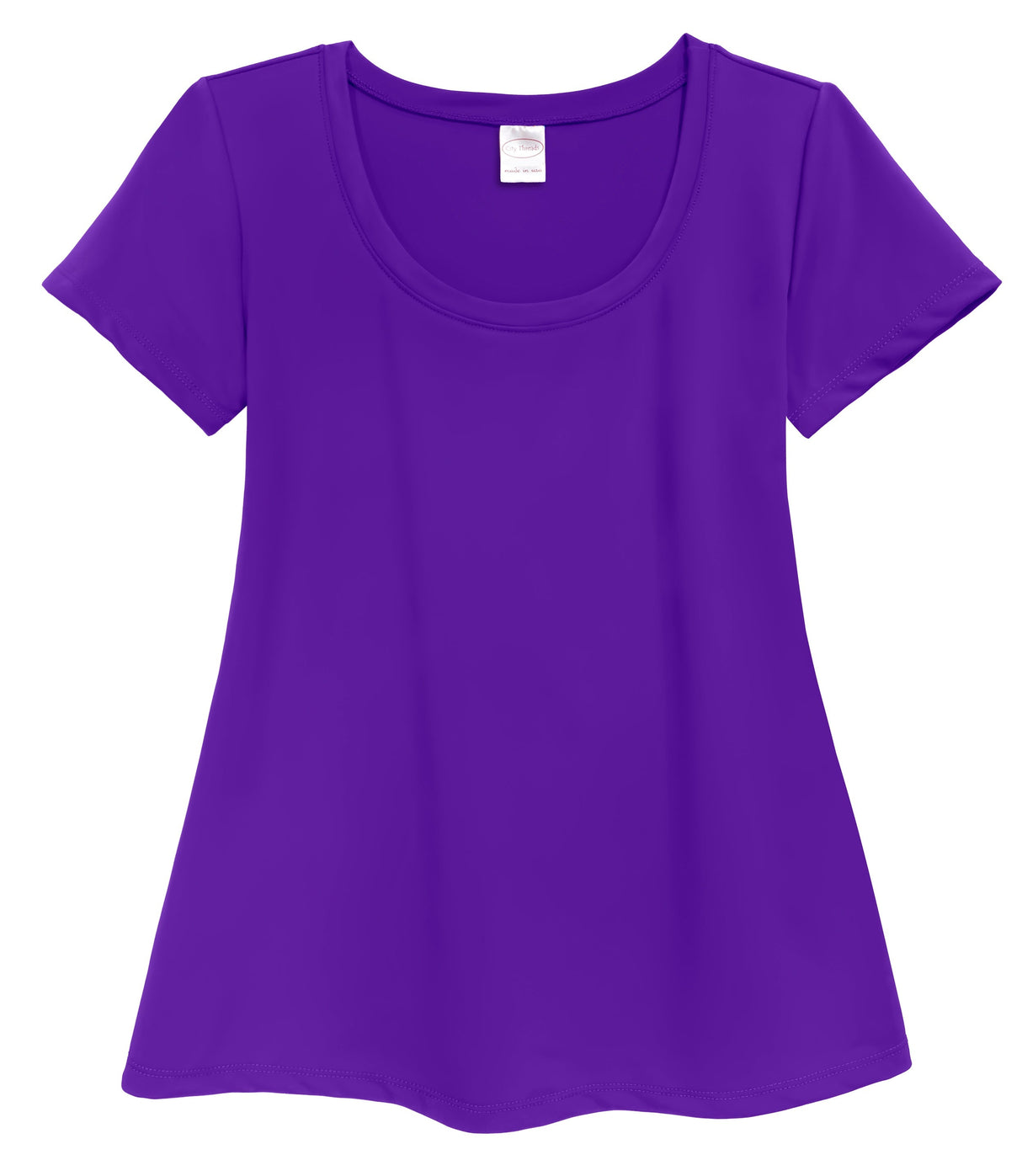 Women's UPF 50+ Short Sleeve Flowy Rashguard | Purple