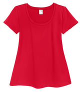 Women's UPF 50+ Short Sleeve Flowy Rashguard | Red