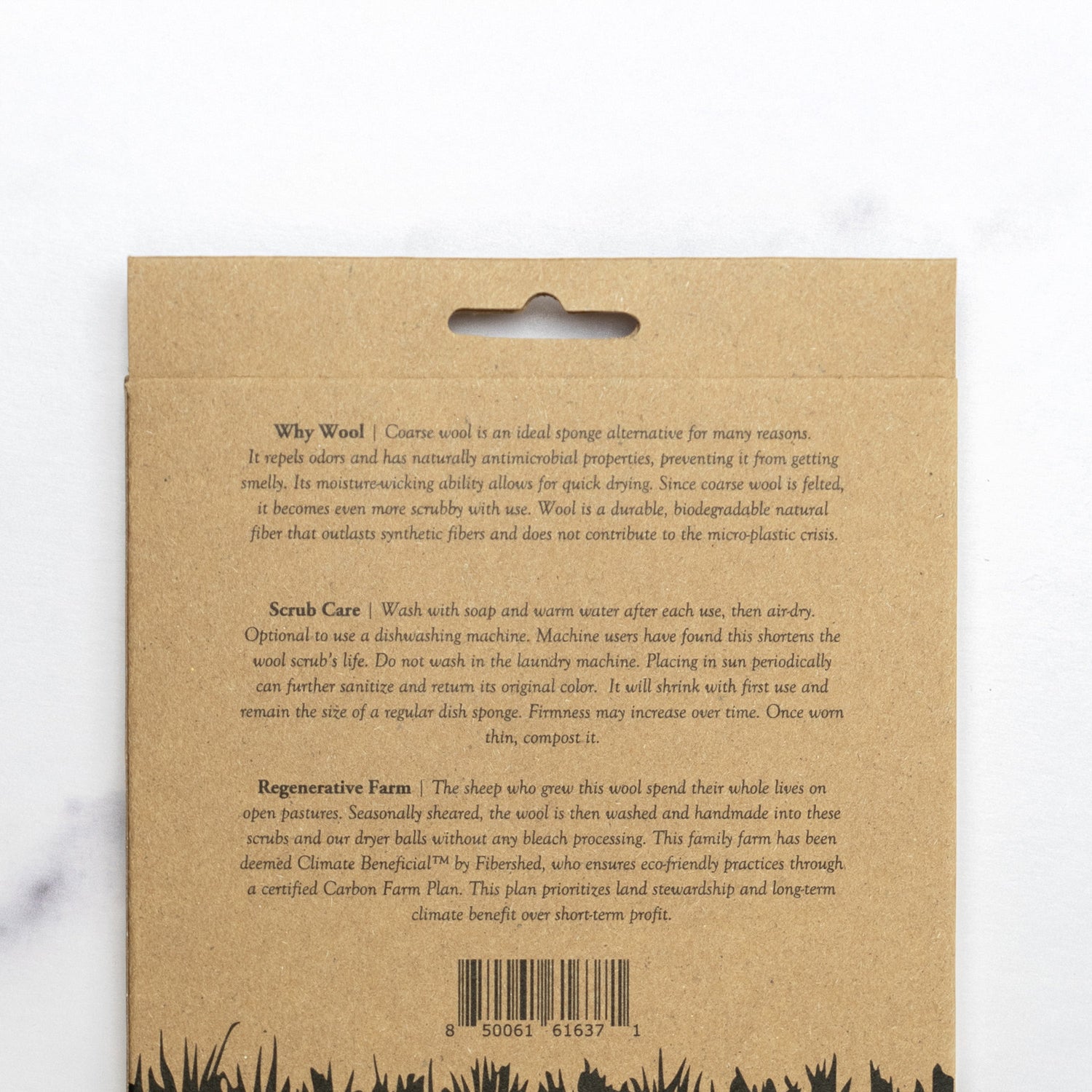 Sustainable Wool Scrub