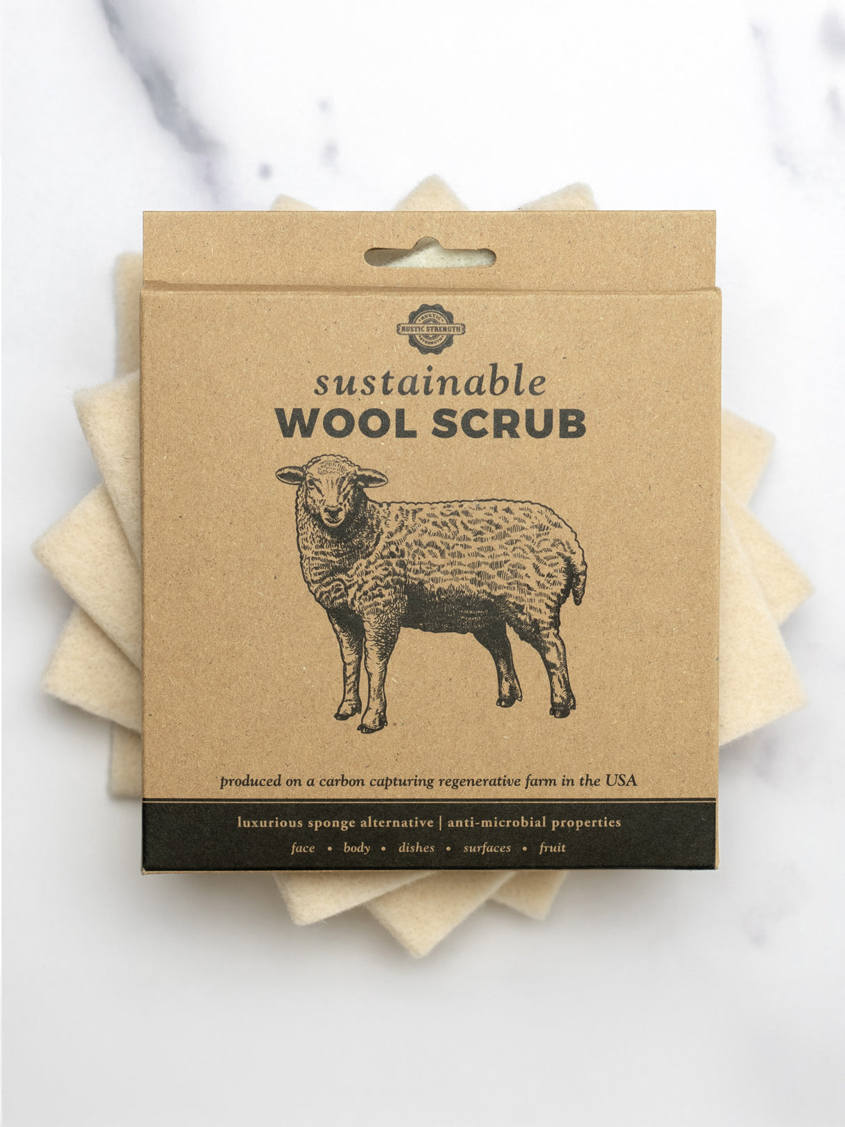 Sustainable Wool Scrub