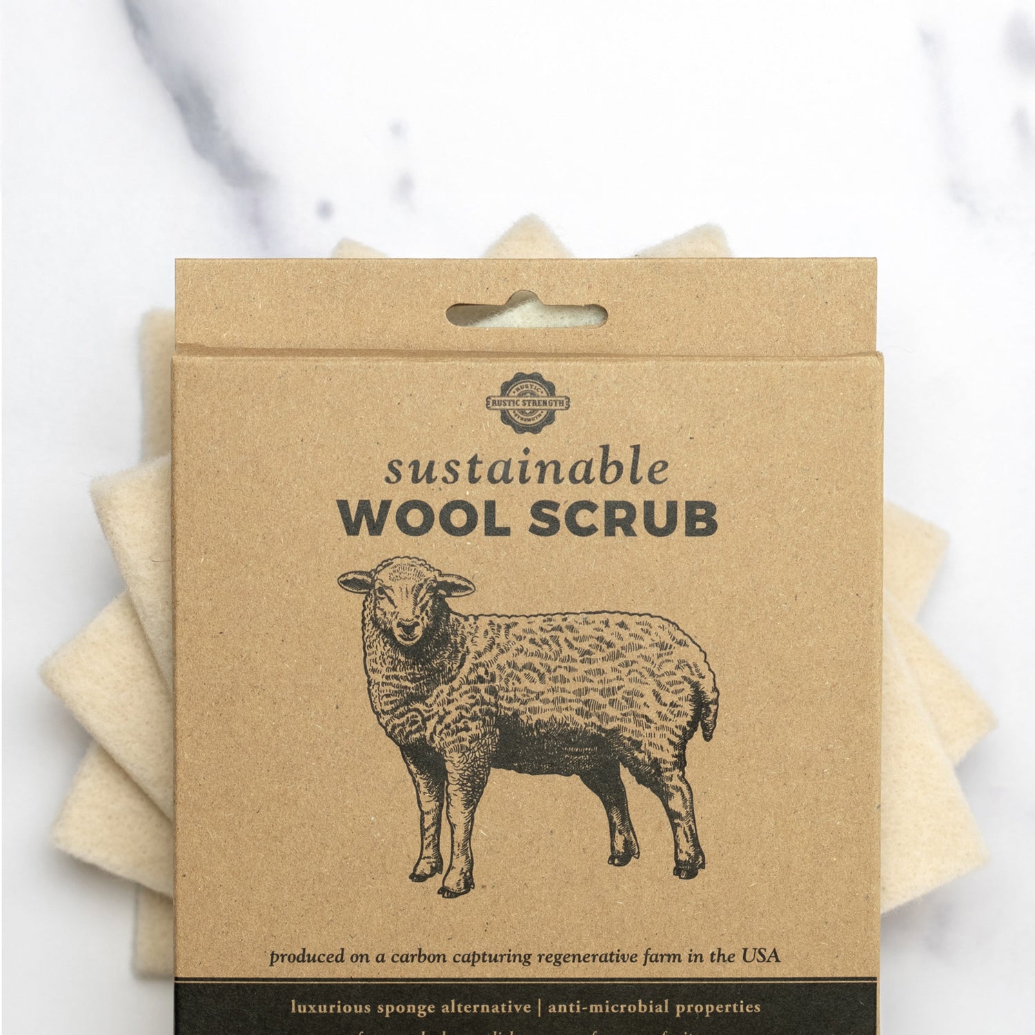 Sustainable Wool Scrub