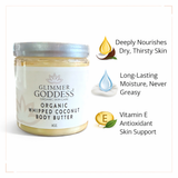 Organic Whipped Coconut & Vitamin E Body Butter – Ultra-Nourishing