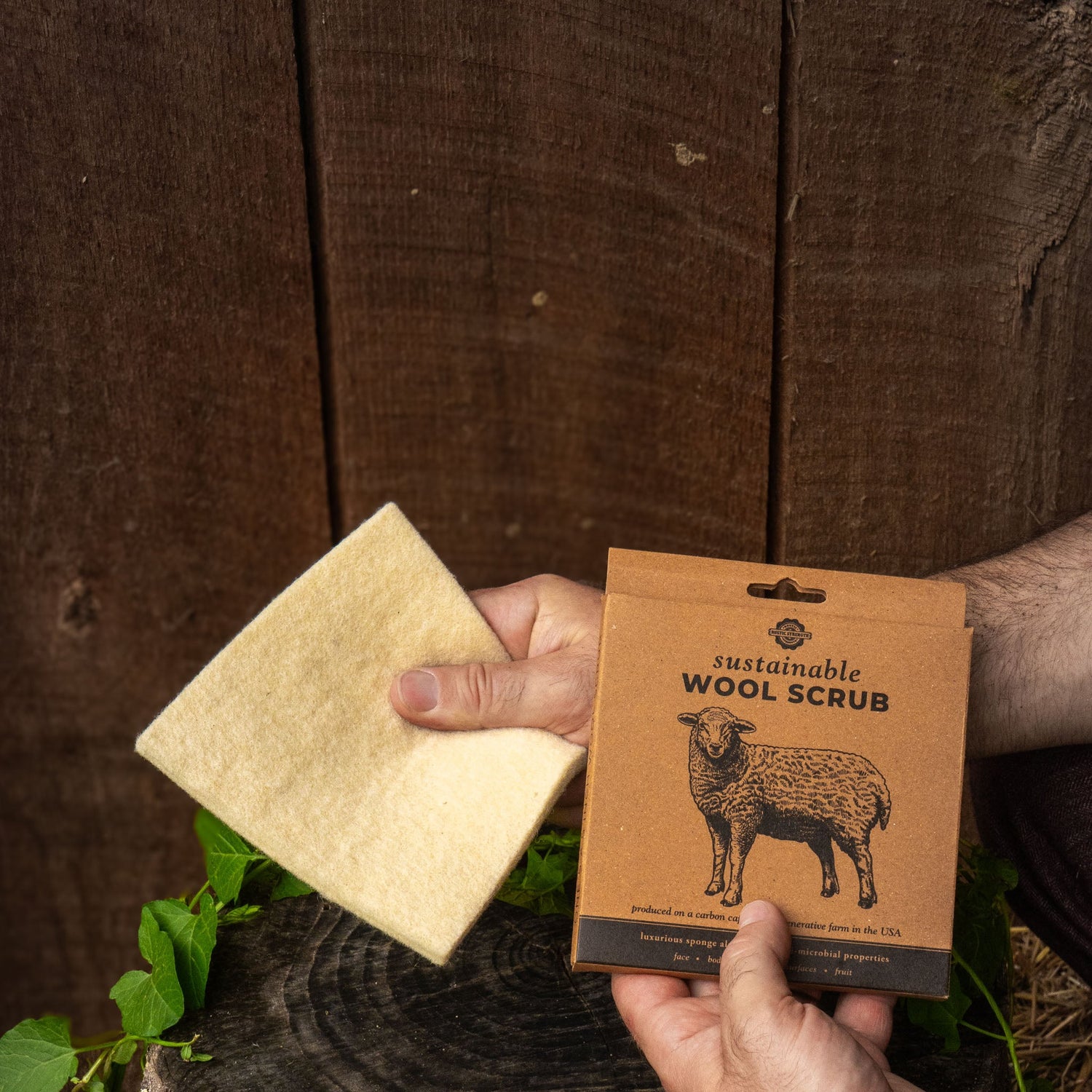 Sustainable Wool Scrub