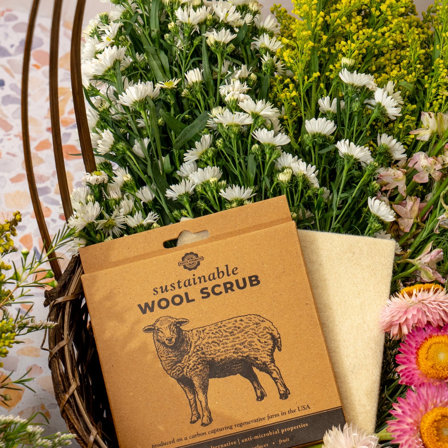 Sustainable Wool Scrub
