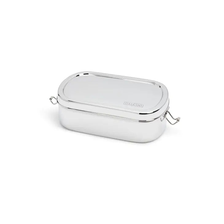 Stainless Steel - Large container with clips