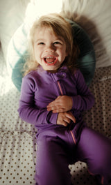 Unisex Organic Zip Footless Footie