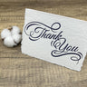 Set of 10 Letterpress Thank You Cards