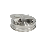 Pourable Jar Lid – Wide Mouth | Stainless Steel Mason Jar Pour Lid | Plastic-Free Kitchen Storage