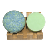 Angled Bamboo Soap Dish