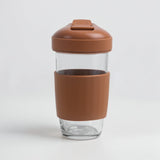 Borosilicate Glass Coffee Cup - Brown
