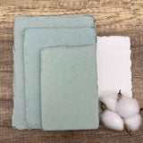 Sage Mist Handmade Cotton Paper (Set of 10)