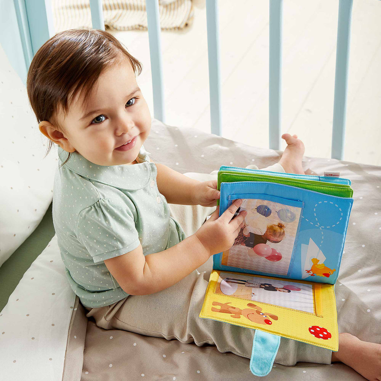 Playmates Soft Fabric Baby Photo Album
