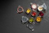 Mini Glass Container Set - Round