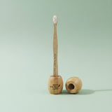 Bamboo Toothbrush Stand - single holder