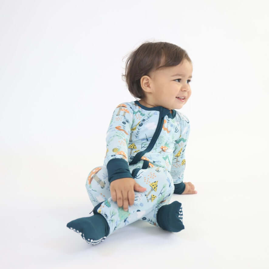 Bamboo Zipp Jammies - Critter Hollow