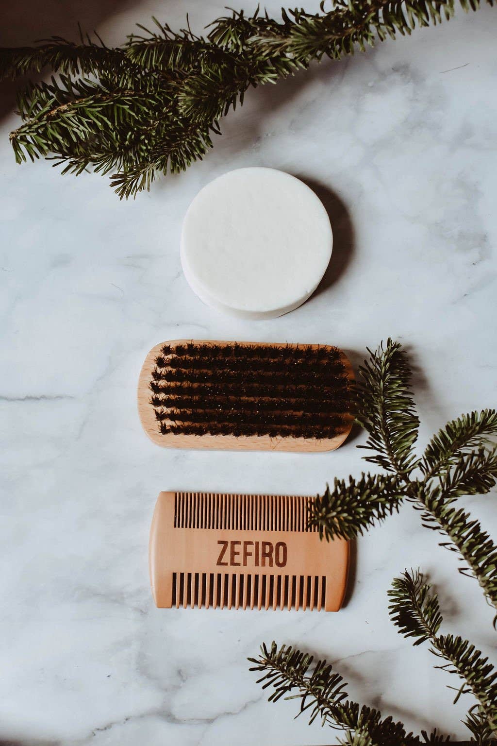 Beard Comb – Pear Wood | Plastic-Free Grooming Essential