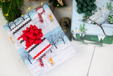 Knits 'n Kitty • Double-Sided Eco Wrapping Paper • Holiday Edition