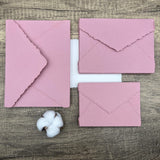 Dusty Rose Handmade Cotton Envelopes (Set of 10)